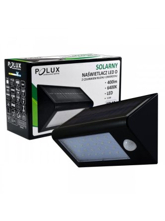 Lampa solarna POLUX BOX SRQ60401 z czujnikiem zmierzchowo-ruchowym