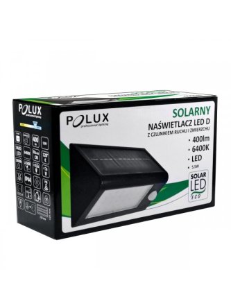Lampa solarna POLUX BOX SRQ60401 z czujnikiem zmierzchowo-ruchowym 2