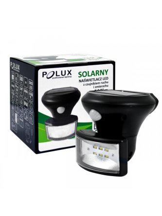 Lampa solarna POLUX PIR SL1844 z czujnikiem zmierzchowo-ruchowym