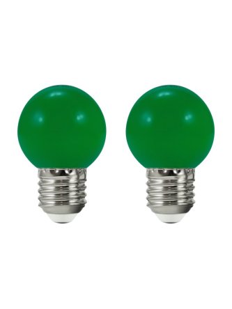 Żarówki G45 36V zielone do girlandy ogrodowej PARTY (2 szt. w zestawie) 2