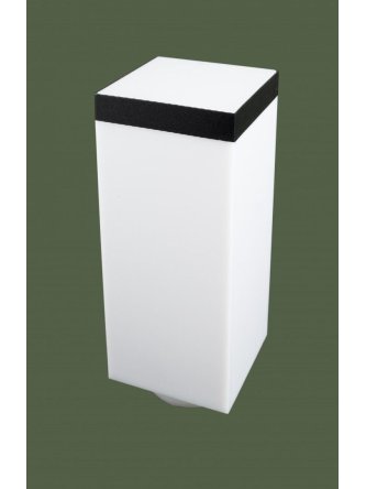 Klosz do lamp INOX kwadrat Czarnych