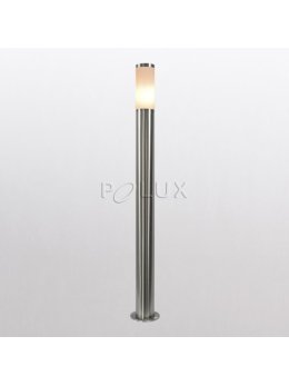 Lampa ogrodowa inox POLUX LIVIA CIE014-100 tuba wysoka satynowa