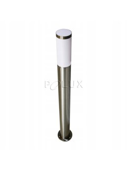 Lampa ogrodowa inox POLUX LIVIA CIE014-100 tuba wysoka satynowa