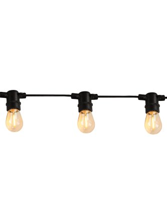 Girlanda ogrodowa PARTY F2 ZESTAW 6,2m + 10 x żarówka E27 filament 2