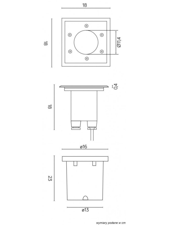 Lampa najazdowa PABLA M4030