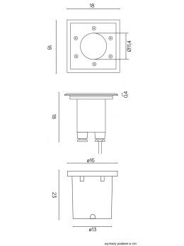 Lampa najazdowa PABLA M4030