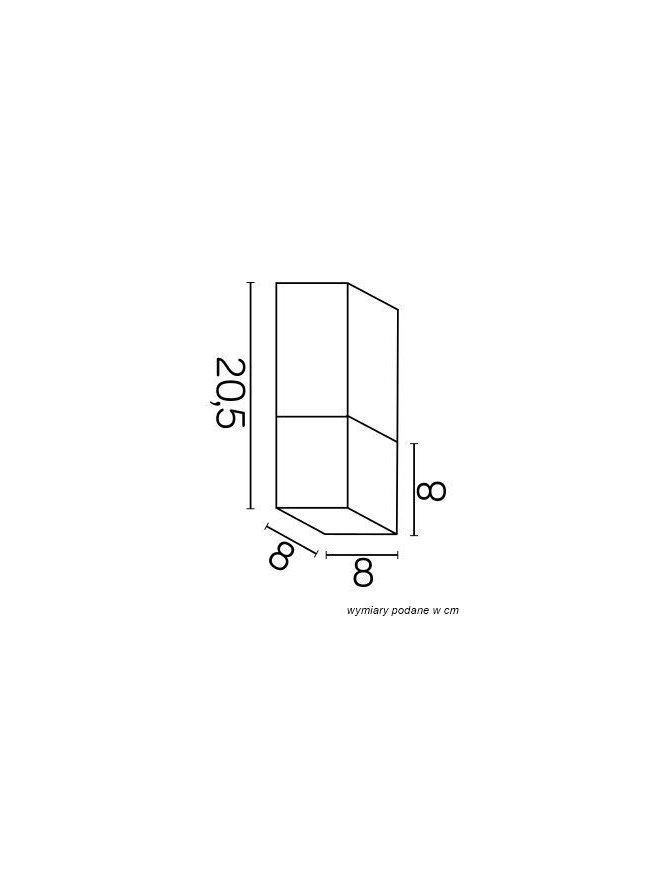Lampa Sufiowa CUBE