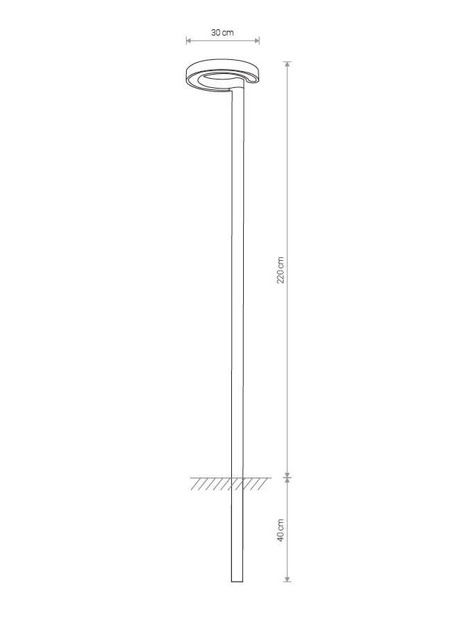 Lampa POLE LED 9185