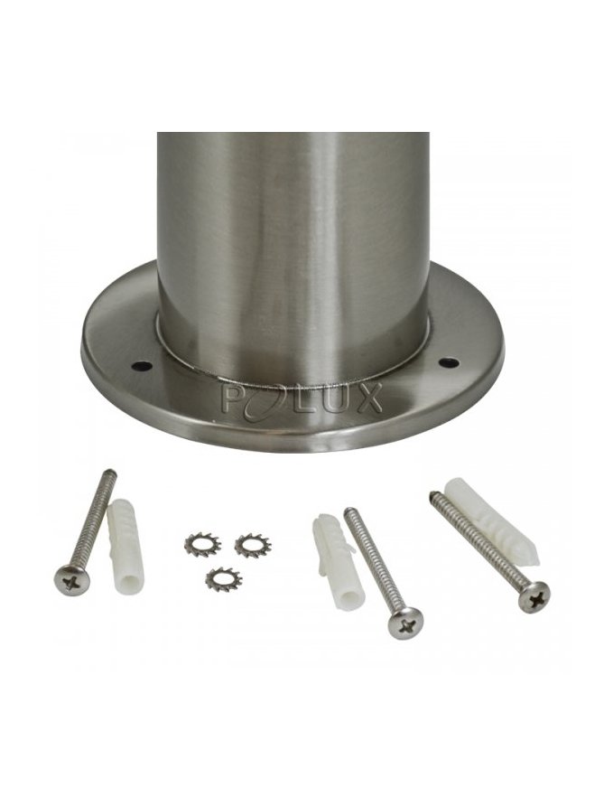 Lampa ogrodowa inox POLUX LIVIA CIE014-100 tuba wysoka satynowa