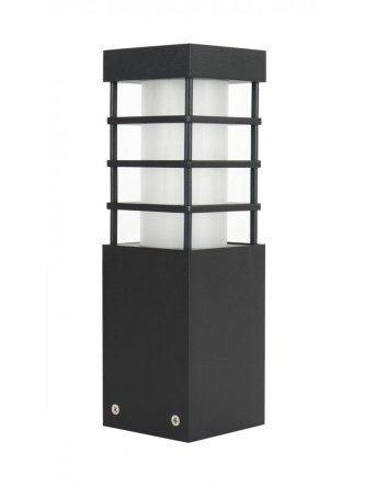 RADO II - słupek 25cm Czarny