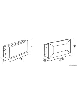 MUR Led Inox C-04