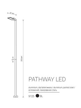 Lampa PATHWAY LED L 310cm
