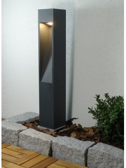 Lampa ogrodowa kwadratowa nowoczesna Modern 60cm IP44 Radex - LEDco.pl