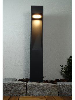 Lampa ogrodowa kwadratowa nowoczesna Modern 60cm IP44 Radex - LEDco.pl