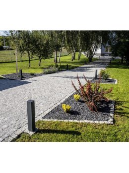 Lampa ogrodowa kwadratowa nowoczesna Modern 60cm IP44 Radex - LEDco.pl