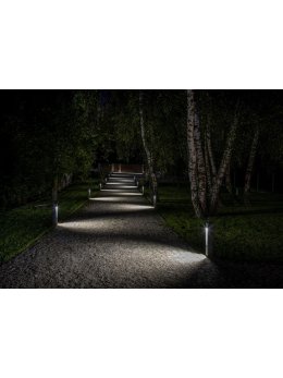 Lampa ogrodowa kwadratowa nowoczesna Modern 60cm IP44 Radex - LEDco.pl