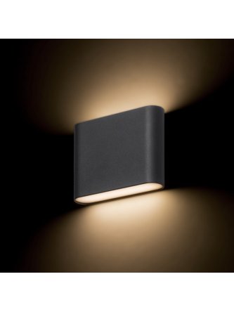CHOIX 114 ścienna antracyt  230V LED 2x3W IP54  3000K 2