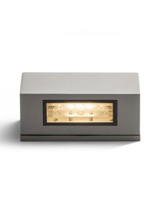 WOOP ścienna srebrno-szara  230V R7s 78mm 48W IP54 2