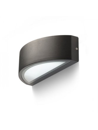 LESA ścienna czarna  230V E27 26W IP54