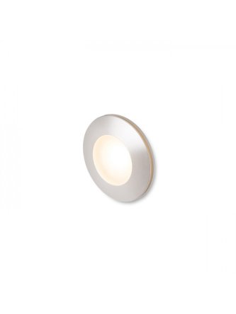CLUB wpuszczana srebrno-szara  230V LED 3W IP54  3000K