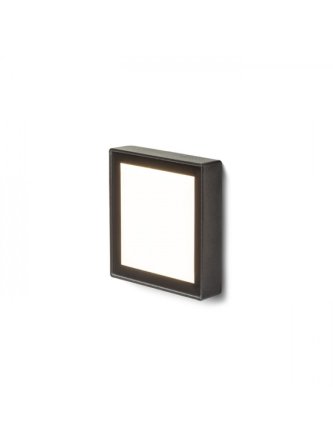 DEJAVU SQ 9 wpuszczana czarna  230V LED 3.5W IP65  3000K