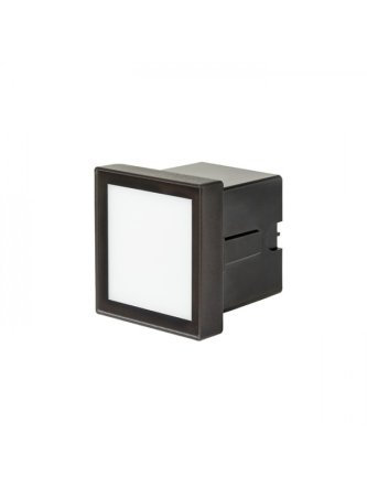 DEJAVU SQ 9 wpuszczana czarna  230V LED 3.5W IP65  3000K 2