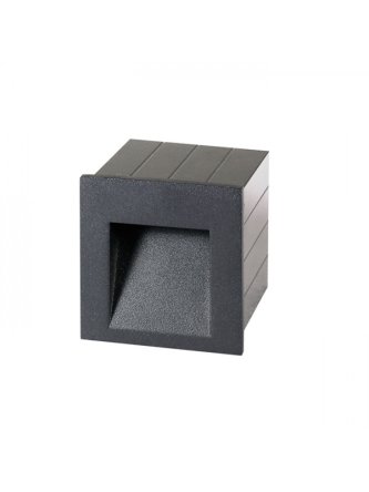 TESS SQ wpuszczana antracyt  230V LED 3W IP54  3000K 2