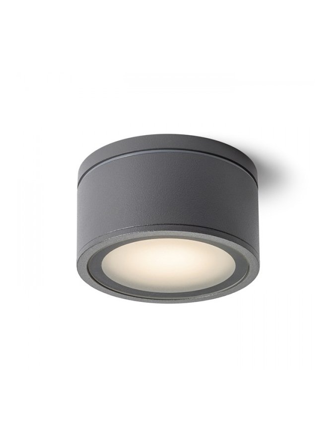 MERIDO sufitowa antracyt  230V GX53 11W IP54
