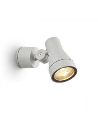 DIREZZA ścienna srebrno-szara  230V GU10 35W IP54