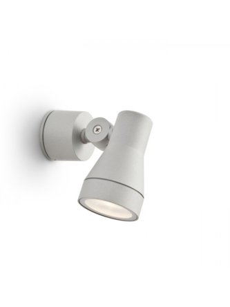 DIREZZA ścienna srebrno-szara  230V GU10 35W IP54 2