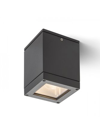 QUADRA M sufitowa antracyt  230V E27 75W IP54