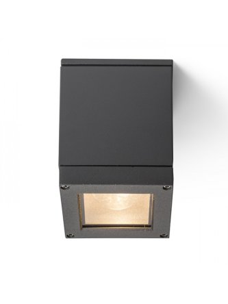 QUADRA M sufitowa antracyt  230V E27 75W IP54 2
