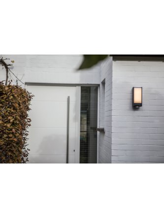 Kinkiet ogrodowy ścienny z czujnikiem QUBO LUTEC 5193002118 LEDco.pl 2