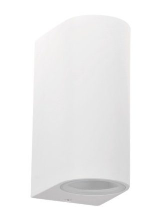 Kinkiet ogrodowy BOSTON biały 2xGU10 góra dół 313348 - LEDco.pl