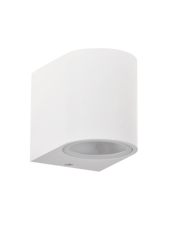 Kinkiet ogrodowy okrągły BOSTON biały 1xGU10 w dół 313355 - Ledco.pl