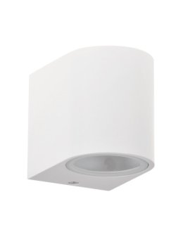 Kinkiet ogrodowy okrągły BOSTON biały 1xGU10 w dół 313355 - Ledco.pl