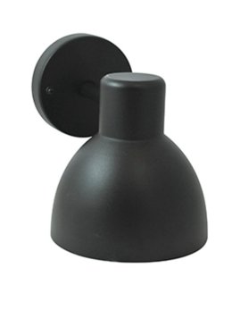 Lampa elewacyjna kinkiet ścienny okrągły czarny ARNE 311917 - LEDco.pl