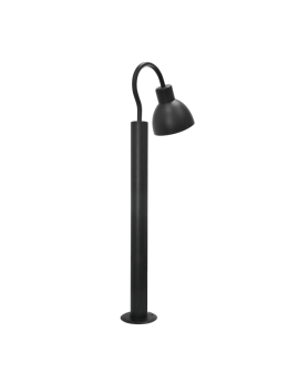 Lampa stojąca ARNE retro 100cm IP44 E27 zagięta w dół - LEDco.pl