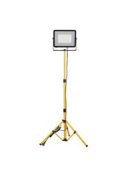 Lampa na statywie halogen LED 50W + statyw budowlany 150cm - LEDco.pl