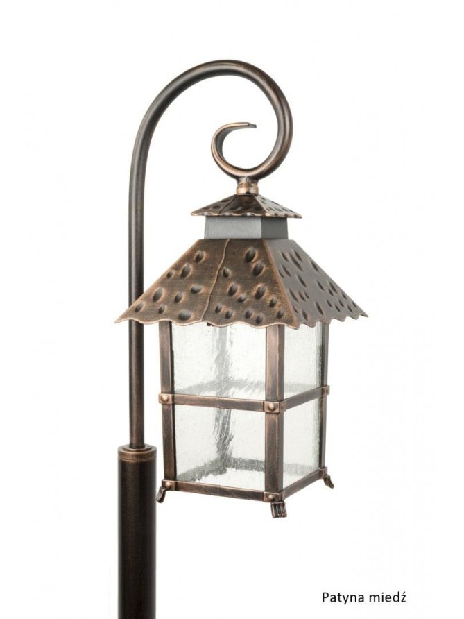 Lampa stojąca zewnętrzna CADIZ 146cmsłupek ogrodowy czarny - LEDco.pl