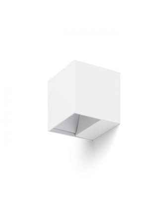 CARRE ścienna biała  230V LED 2x3W IP54  3000K 2