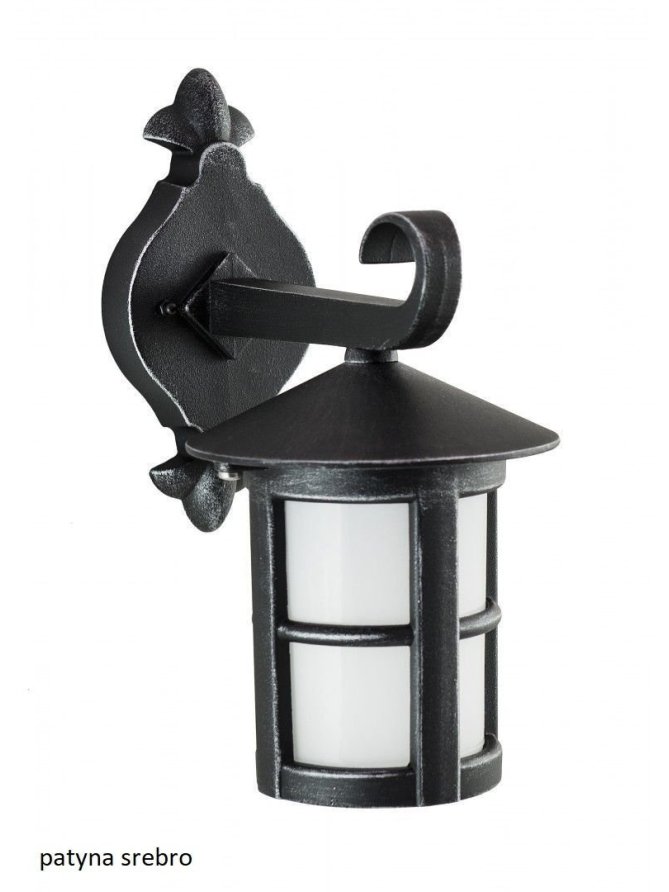 Kinkiet zewnętrzny retro  CORDOBA lampa elewacyjna czarna K 3012/1/T