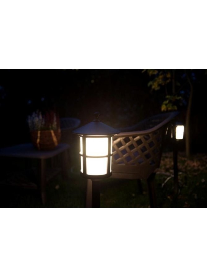 Klasyczna lampa ogrodowa wisząca CORDOBA II czarna E27