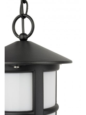 Klasyczna lampa ogrodowa wisząca CORDOBA II czarna E27 2