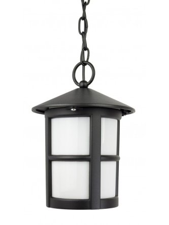 Klasyczna lampa ogrodowa wisząca CORDOBA II czarna E27