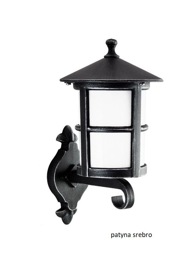 Kinkiet zewnętrzny retro CORDOBA lampa elewacyjna czarna K 3012/1/TD g