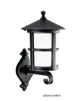 Kinkiet zewnętrzny retro CORDOBA lampa elewacyjna czarna K 3012/1/TD g