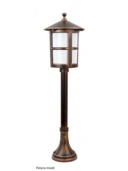 Lampa ogrodowa słupek wysoki CORDOBA II 71cm latarnia ogrodowa