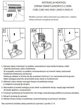 Lampa sufitowa CUBE ciemny popiel CB-S DG - sklep LEDco.pl
