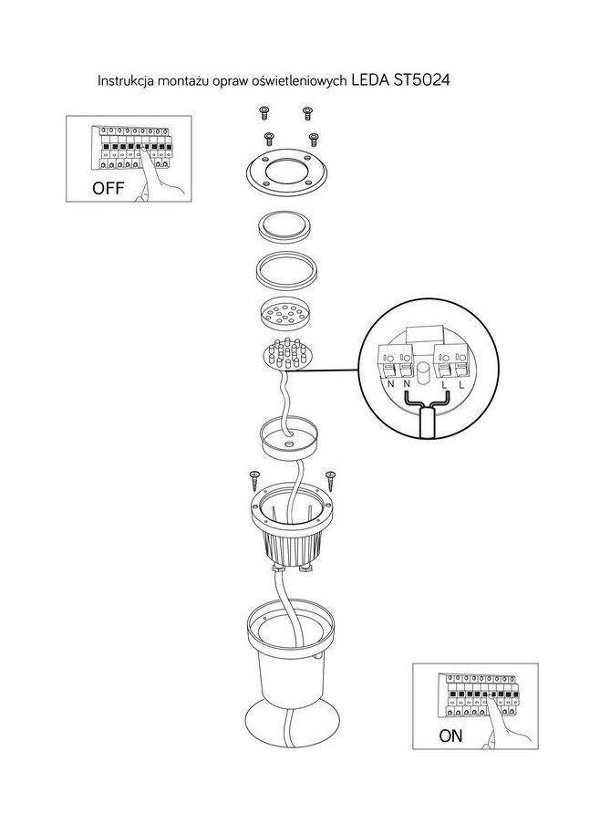 Lampa najazdowa LEDA ST 5024 - sklep LEDco.pl